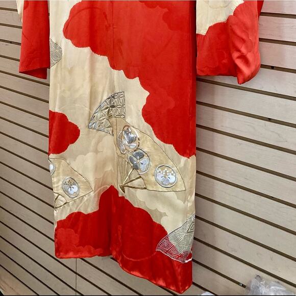 Lady Eboshi Ghibli Red/Gold Silk Kimono cosplay - Picture 3 of 16